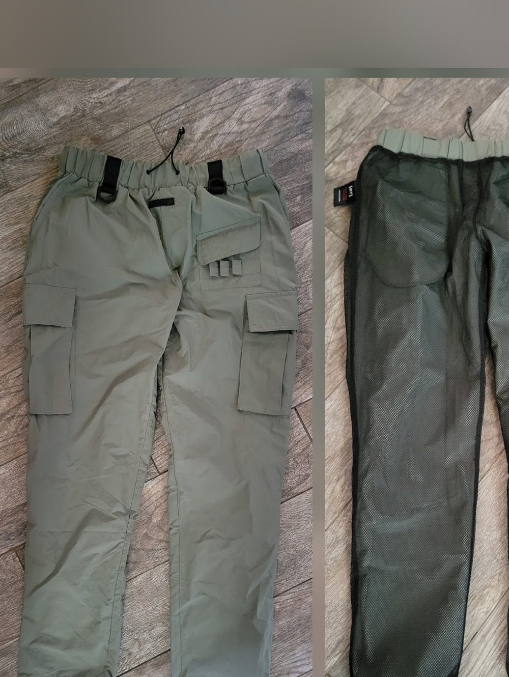 Gorpcore Bushcraft Pants Hunting Hiking Bug Out Assault BT Black Full Mesh Lined